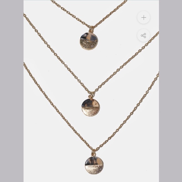 ‼️5/$15‼️ Layered Pendant Necklace - Picture 1 of 4
